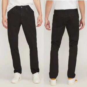 NWT Everlane Uniform Men's 28x28 The Slim 4-Way Stretch Jeans in Black
